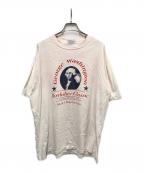 ALL SPORTオールスポーツ）の古着「偉人プリントTシャツ」｜ピンク