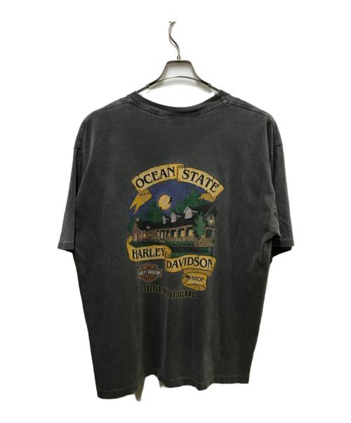 HARLEY-DAVIDSON（ハーレーダビッドソン）HARLEY-DAVIDSON (ハーレーダビッドソン) イーグルプリントTシャツ グレー サイズ:ＸＬの古着・服飾アイテム