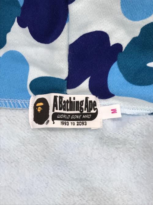 A BATHING APE（アベイシングエイプ）A BATHING APE (アベイシングエイプ) ABC CAMO CRYSTAL STONE SHARK FULL ZIP HOODIE ブルー サイズ:Mの古着・服飾アイテム