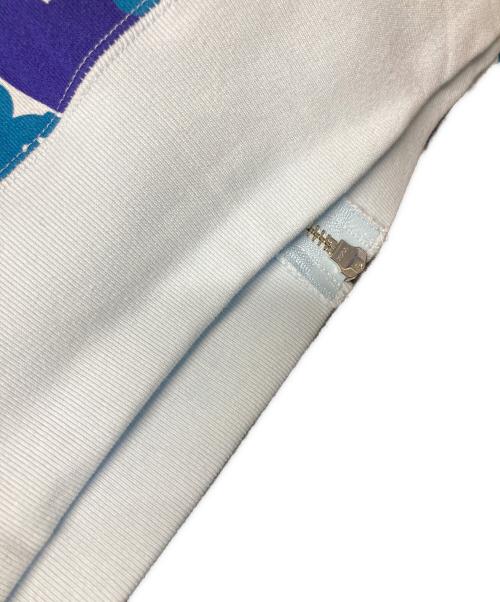 A BATHING APE（アベイシングエイプ）A BATHING APE (アベイシングエイプ) ABC CAMO CRYSTAL STONE SHARK FULL ZIP HOODIE ブルー サイズ:Mの古着・服飾アイテム