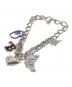 A BATHING APE（アベイシングエイプ）の古着「MULTI LOGO NECKLACE」｜シルバー