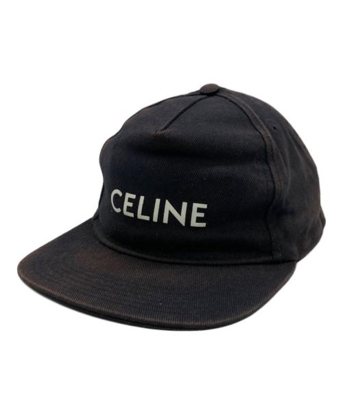 CELINE（セリーヌ）CELINE (セリーヌ) ベースボールキャップ ブラック サイズ:	SIZE Mの古着・服飾アイテム