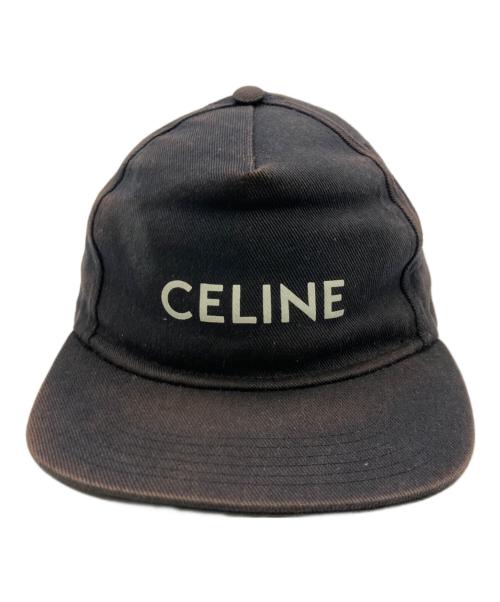 CELINE（セリーヌ）CELINE (セリーヌ) ベースボールキャップ ブラック サイズ:	SIZE Mの古着・服飾アイテム