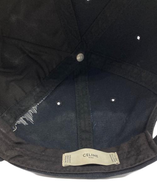 CELINE（セリーヌ）CELINE (セリーヌ) ベースボールキャップ ブラック サイズ:	SIZE Mの古着・服飾アイテム