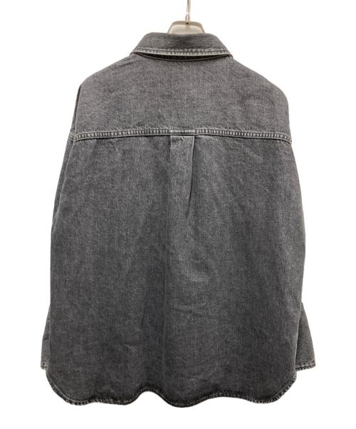 Sea Room lynn（シールームリン）Sea Room lynn (シールームリン) Wideカフスdenim シャツジャケット ブラック サイズ:FREEの古着・服飾アイテム