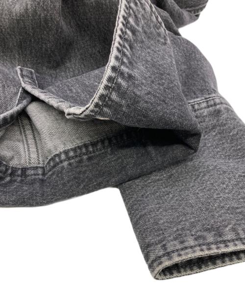 Sea Room lynn（シールームリン）Sea Room lynn (シールームリン) Wideカフスdenim シャツジャケット ブラック サイズ:FREEの古着・服飾アイテム