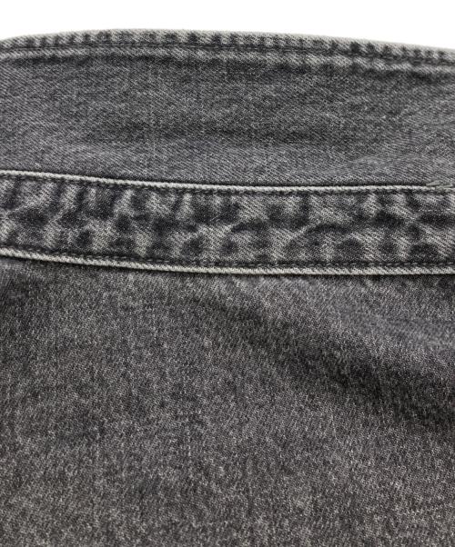 Sea Room lynn（シールームリン）Sea Room lynn (シールームリン) Wideカフスdenim シャツジャケット ブラック サイズ:FREEの古着・服飾アイテム
