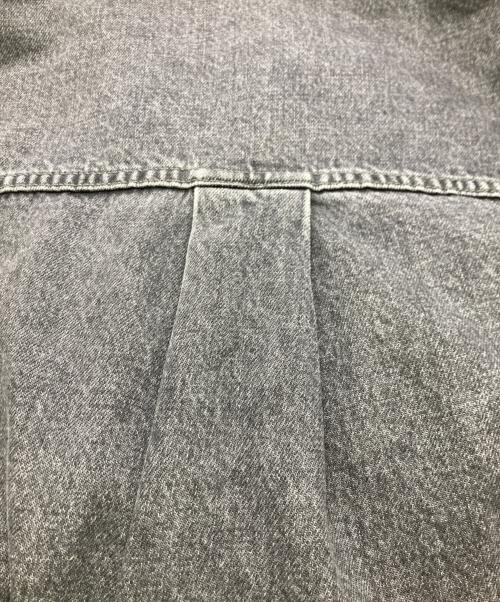 Sea Room lynn（シールームリン）Sea Room lynn (シールームリン) Wideカフスdenim シャツジャケット ブラック サイズ:FREEの古着・服飾アイテム