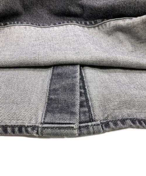 Sea Room lynn（シールームリン）Sea Room lynn (シールームリン) Wideカフスdenim シャツジャケット ブラック サイズ:FREEの古着・服飾アイテム