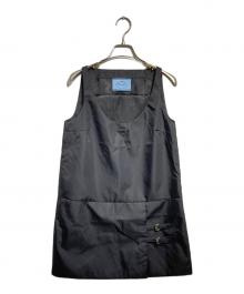 PRADA（プラダ）の古着「RE-NYLON ノースリーブドレス」｜ブラック