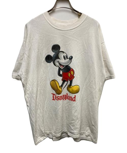 DISNEY（ディズニー）DISNEY (ディズニー) 90s ミッキープリントTシャツ ホワイト サイズ:不明の古着・服飾アイテム