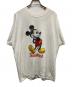 DISNEY（ディズニー）の古着「90s ミッキープリントTシャツ」｜ホワイト