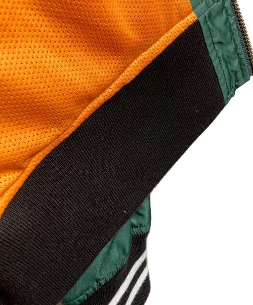 AVIREX（アヴィレックス）AVIREX (アヴィレックス) ナイロンスタジャン/Nylon jacket グリーン×ブラック サイズ:Lの古着・服飾アイテム