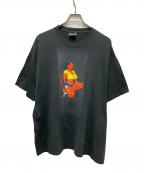 CHASERチェイサー）の古着「COOP レッドデビルプリントＴシャツ」｜ブラック