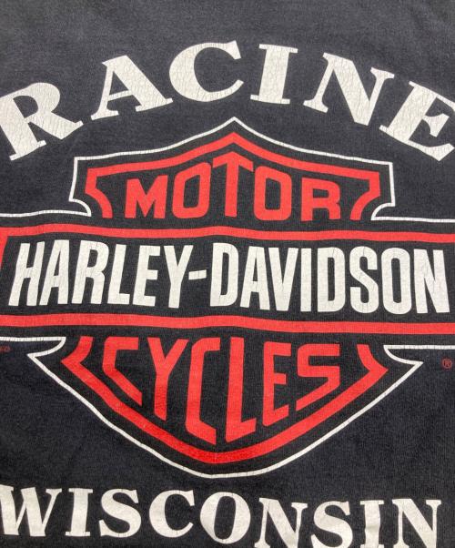 HARLEY-DAVIDSON（ハーレーダビッドソン）HARLEY-DAVIDSON (ハーレーダビッドソン) MILWAUKEE プリントTシャツ ブラック サイズ:XLの古着・服飾アイテム