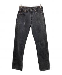 LEVI'S（リーバイス）の古着「後染め 501ブラックデニムパンツ」｜ブラック