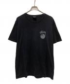 stussyステューシー）の古着「8ボールプリントTシャツ」｜ブラック