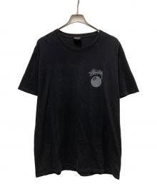 stussy（ステューシー）の古着「8ボールプリントTシャツ」｜ブラック