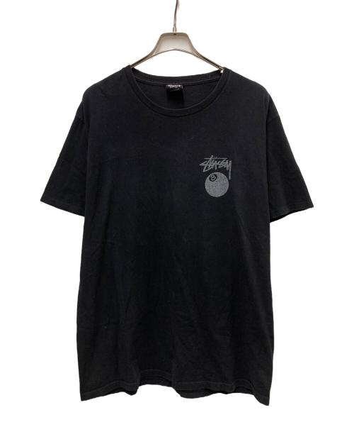 stussy（ステューシー）stussy (ステューシー) 8ボールプリントTシャツ ブラック サイズ:Lの古着・服飾アイテム