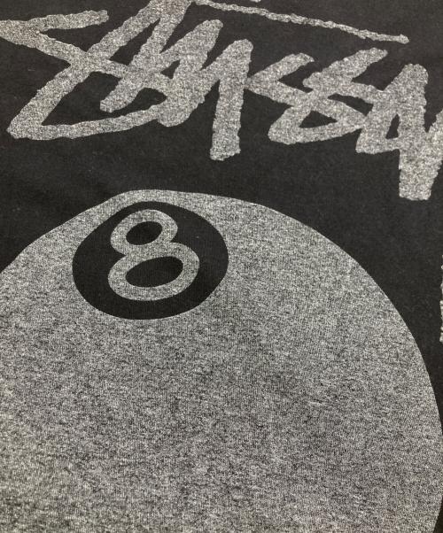 stussy（ステューシー）stussy (ステューシー) 8ボールプリントTシャツ ブラック サイズ:Lの古着・服飾アイテム