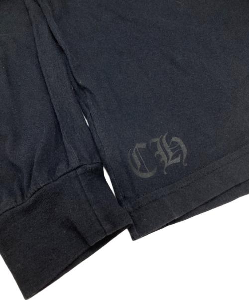 CHROME HEARTS（クロムハーツ）CHROME HEARTS (クロムハーツ) Back Scroll L/S Tee/バックスクロール ブラック サイズ:Lの古着・服飾アイテム