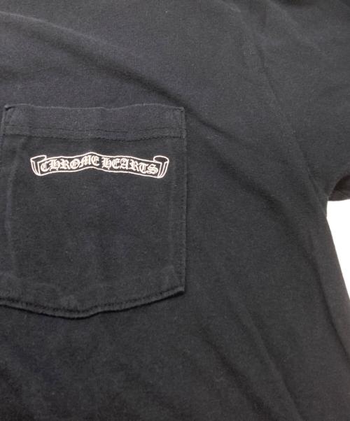 CHROME HEARTS（クロムハーツ）CHROME HEARTS (クロムハーツ) Back Scroll L/S Tee/バックスクロール ブラック サイズ:Lの古着・服飾アイテム
