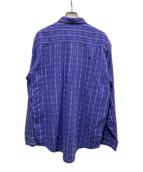 Patagonia（パタゴニア）Patagonia (パタゴニア) 90s コットンチェックシャツ ブルー サイズ:SIZE Lの古着・服飾アイテム