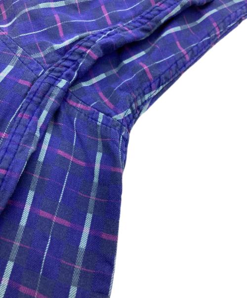 Patagonia（パタゴニア）Patagonia (パタゴニア) 90s コットンチェックシャツ ブルー サイズ:SIZE Lの古着・服飾アイテム