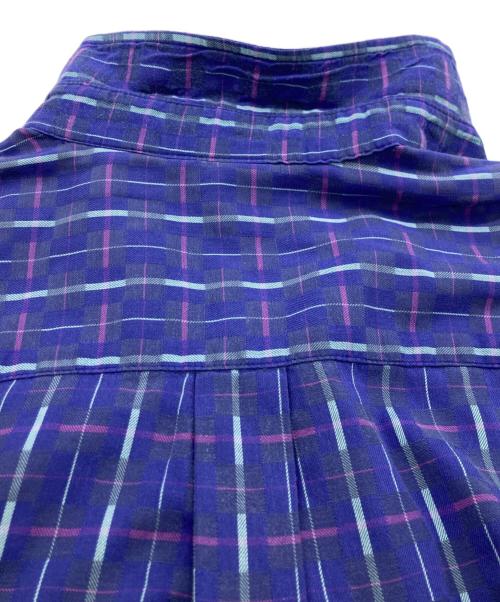 Patagonia（パタゴニア）Patagonia (パタゴニア) 90s コットンチェックシャツ ブルー サイズ:SIZE Lの古着・服飾アイテム