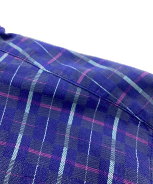 Patagonia（パタゴニア）Patagonia (パタゴニア) 90s コットンチェックシャツ ブルー サイズ:SIZE Lの古着・服飾アイテム