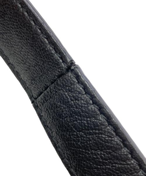 Saint Laurent Paris（サンローランパリ）Saint Laurent Paris (サンローランパリ) レザーショルダーバッグ ブラックの古着・服飾アイテム