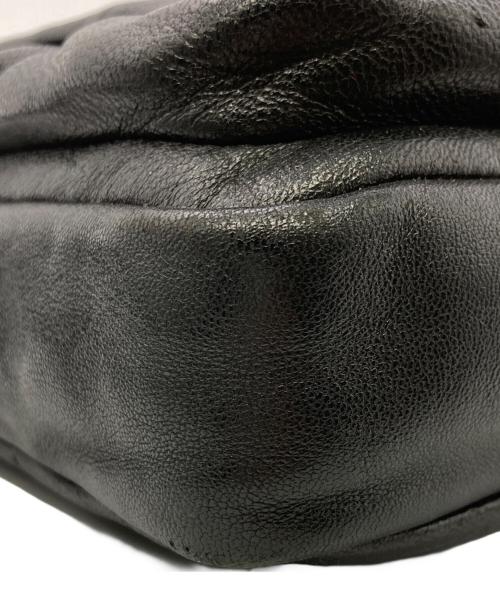 Saint Laurent Paris（サンローランパリ）Saint Laurent Paris (サンローランパリ) レザーショルダーバッグ ブラックの古着・服飾アイテム