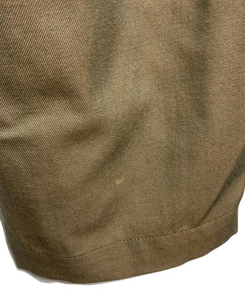 Dulcamara（ドゥルカマラ）Dulcamara (ドゥルカマラ) 2タック ワイドパンツ/Double-pleated wide-leg trousers オリーブ サイズ:1の古着・服飾アイテム