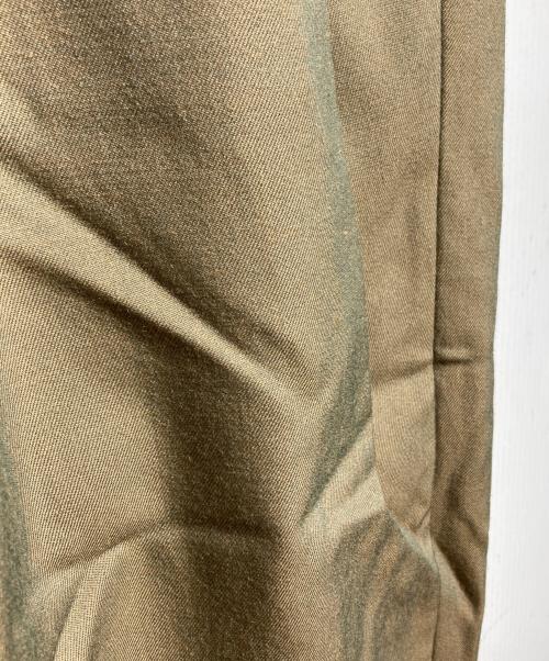 Dulcamara（ドゥルカマラ）Dulcamara (ドゥルカマラ) 2タック ワイドパンツ/Double-pleated wide-leg trousers オリーブ サイズ:1の古着・服飾アイテム