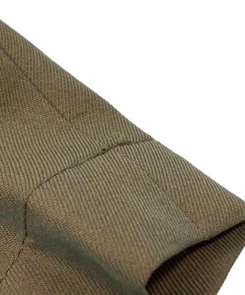 Dulcamara（ドゥルカマラ）Dulcamara (ドゥルカマラ) 2タック ワイドパンツ/Double-pleated wide-leg trousers オリーブ サイズ:1の古着・服飾アイテム
