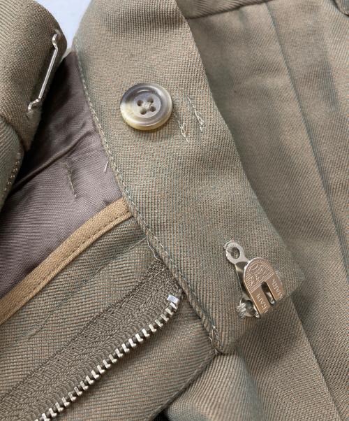 Dulcamara（ドゥルカマラ）Dulcamara (ドゥルカマラ) 2タック ワイドパンツ/Double-pleated wide-leg trousers オリーブ サイズ:1の古着・服飾アイテム