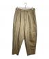 Dulcamara（ドゥルカマラ）の古着「2タック ワイドパンツ/Double-pleated wide-leg trousers」｜オリーブ