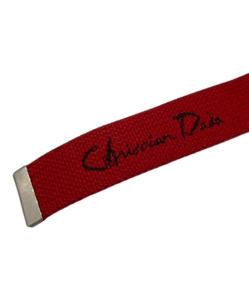 CHRISTIAN DADA（クリスチャンダダ）CHRISTIAN DADA (クリスチャンダダ) KARAKUSA Ring Belt レッド サイズ:Freeの古着・服飾アイテム