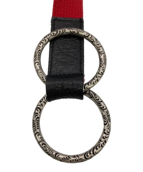 CHRISTIAN DADA（クリスチャンダダ）CHRISTIAN DADA (クリスチャンダダ) KARAKUSA Ring Belt レッド サイズ:Freeの古着・服飾アイテム