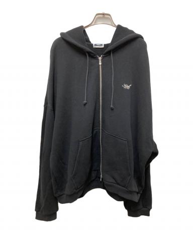 中古・古着通販】KITH (キス) ジップアップパーカー ブラック サイズ