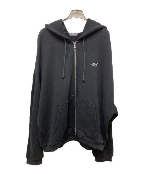 KITH（キス）KITH (キス) ジップアップパーカー ブラック サイズ:XXLの古着・服飾アイテム