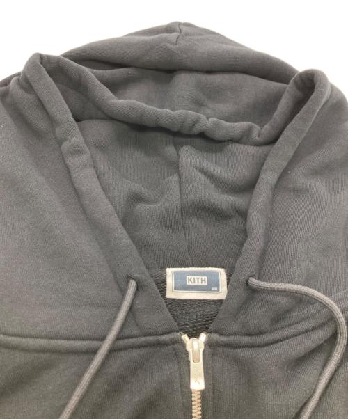 KITH（キス）KITH (キス) ジップアップパーカー ブラック サイズ:XXLの古着・服飾アイテム