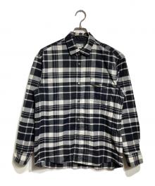 THE NORTH FACE（ザ ノース フェイス）の古着「L/S Stretch NEL SH」｜ブラック