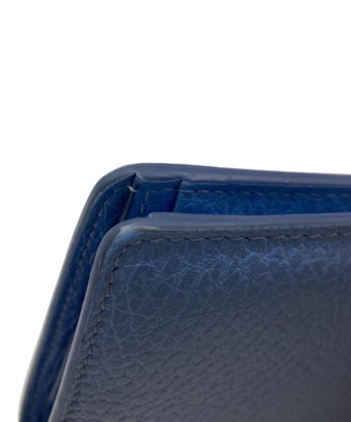 Maison Margiela（メゾンマルジェラ）Maison Margiela (メゾンマルジェラ) 4ステッチ 二つ折り ウォレット スカイブルー サイズ:不明(実寸参照）の古着・服飾アイテム