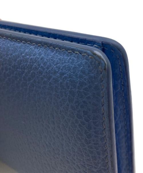 Maison Margiela（メゾンマルジェラ）Maison Margiela (メゾンマルジェラ) 4ステッチ 二つ折り ウォレット スカイブルー サイズ:不明(実寸参照）の古着・服飾アイテム