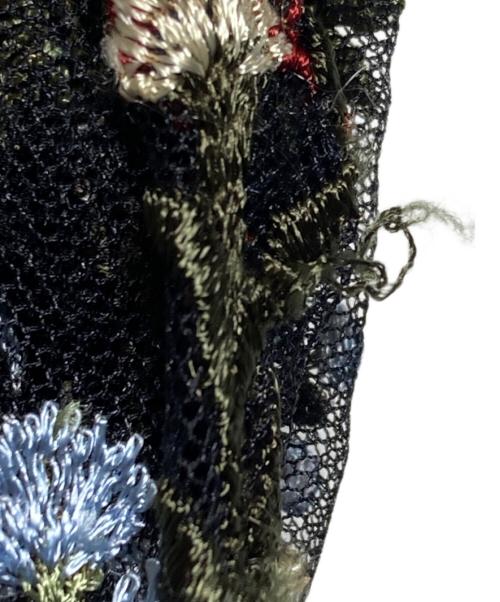 LOKITHO（ロキト）LOKITHO (ロキト) Flower Embroidery Dress/フラワー 刺繍ドレス ブラック サイズ:2の古着・服飾アイテム