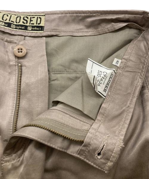 CLOSED（クローズド）CLOSED (クローズド) コットンキュプラジョガーパンツ ベージュ サイズ:42の古着・服飾アイテム