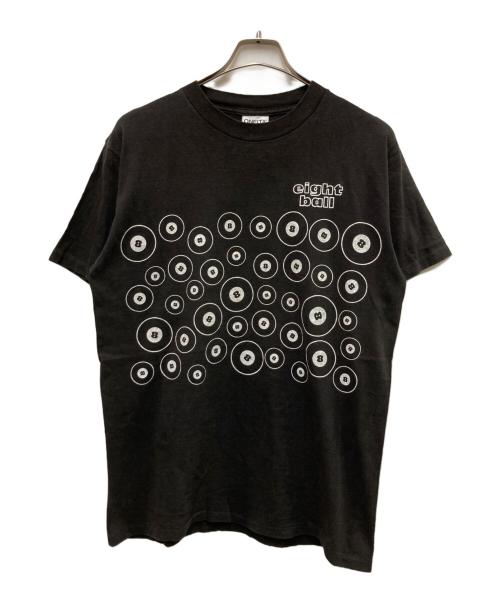 ONEITA（オニータ）ONEITA (オニータ) eight ball プリントTシャツ ブラック サイズ:Mの古着・服飾アイテム
