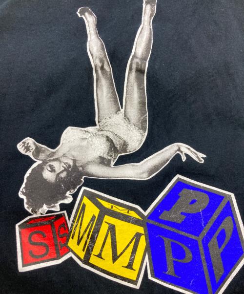 SMP（エスエムピー）SMP (エスエムピー) プリントTシャツ ブラック サイズ:XLの古着・服飾アイテム