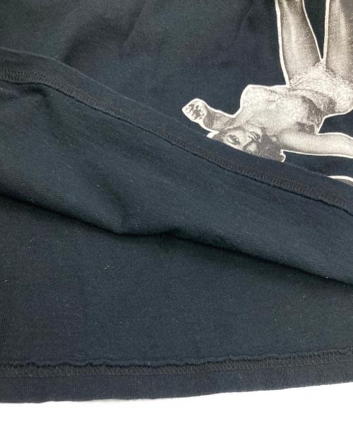 SMP（エスエムピー）SMP (エスエムピー) プリントTシャツ ブラック サイズ:XLの古着・服飾アイテム